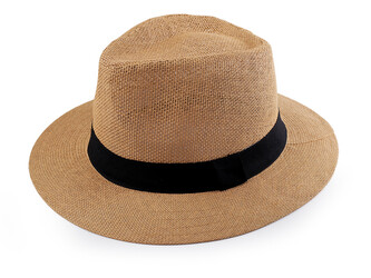 Pánský letní klobouk / slamák - 1 ks - 15 (vel. 58) hnědá přírodní