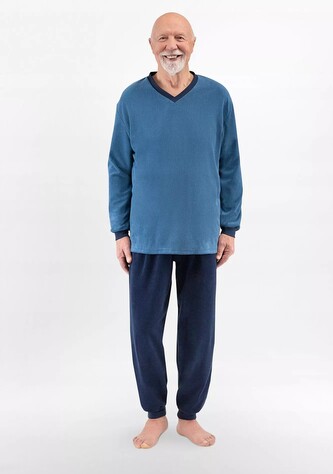 Piżama Martel 409 Bogdan II dł/r Frotta M-2XL jeans L