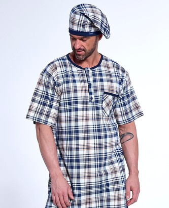 Koszula Cornette 109/30 kr/r 3XL-5XL granatowy 4XL