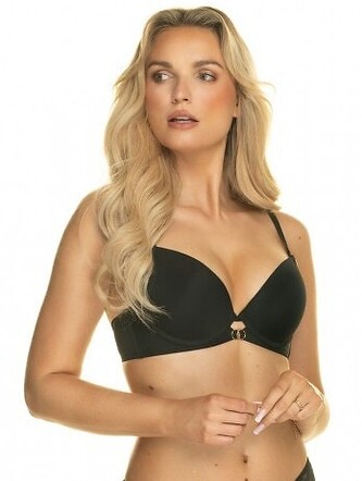 Biustonosz push-up Konrad Molly czarny 65E