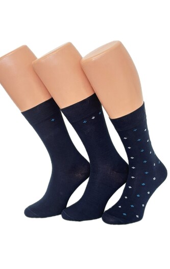 Skarpety Cornette Premium A65 A'3 39-47 granatowy 45-47