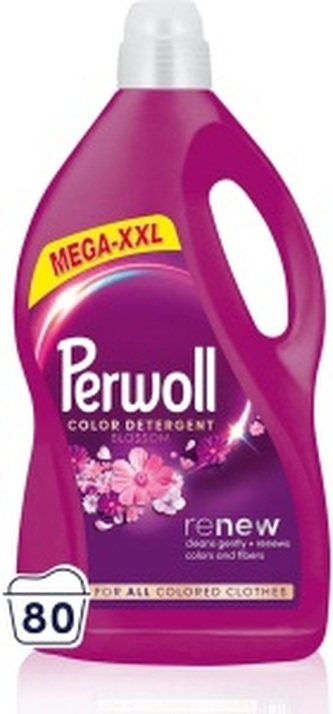 Perwoll prací gel Mega Renew Blossom 80 praní, 4 L