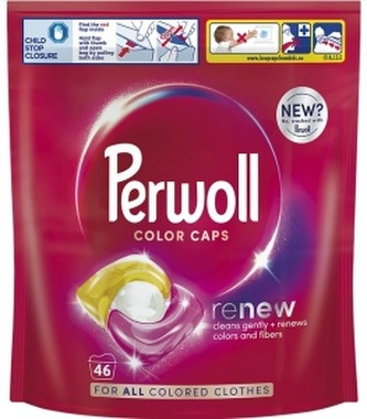 Perwoll prací kapsle Renew Color na barevné prádlo, 46 praní