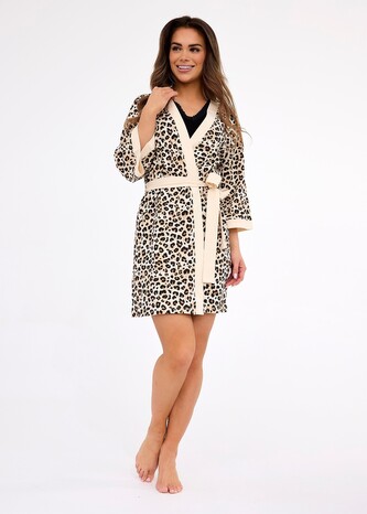 Szlafrok Cornette 742/437 Coco S-2XL brązowy S