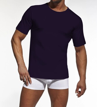 Koszulka Cornette 202 New kr/r S-2XL granatowy XL