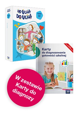 Od ucha do ucha. Wychowanie przedszkolne 6-latki. Poziom IV. Zestaw