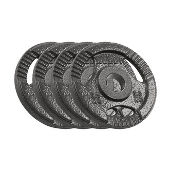 Sada litinových závaží 4x2,5kg, 51mm, REBEL ACTIVE RBA-2143-02.5