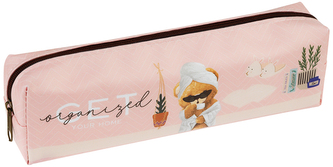 Piórnik "Get organized" 20 x 5,5 x 4cm, ekoskóra, Meshu