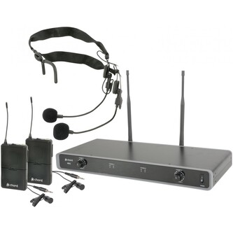 Chord NU2-N, 2-kanálový bezdrátový mikrofonní set 608.050 MHz / 606.175 MHz Chord NU2-N, 2-kanálový bezdrátový mikrofonní set 608.050 MHz / 606.175 MHz