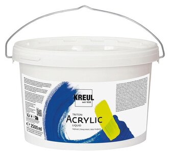 Akrylová barva "TRITON SOLO GOYA", titanově bílá, 2500 ml, KREUL