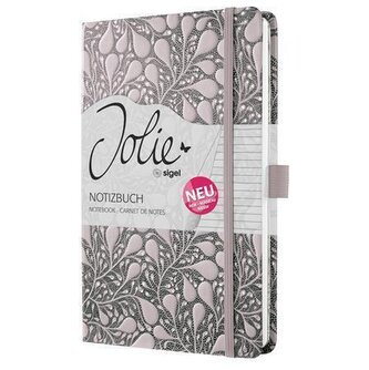 Exkluzivní zápisník "Jolie", Enchanted Heart, A5, linkovaný, 87 listů, tvrdé desky, SIGEL JN361