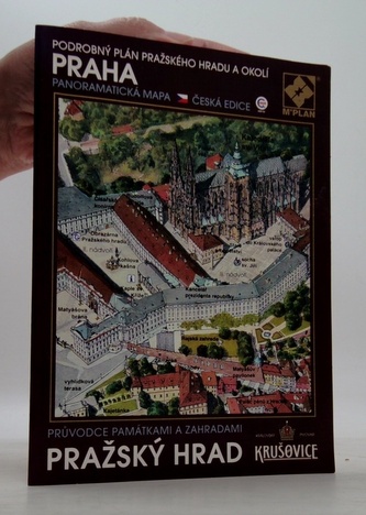 Podrobný plán pražského hradu a okolí