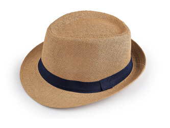 Letní klobouk / slamák unisex - 1 ks - 22 (vel. 60) přírodní stř.