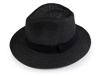 Pánský letní klobouk / slamák - 1 ks - 22 (vel. 58) černá
