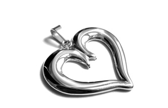 Steel Jewelry Přívěsek srdce z chirurgické oceli PR130185