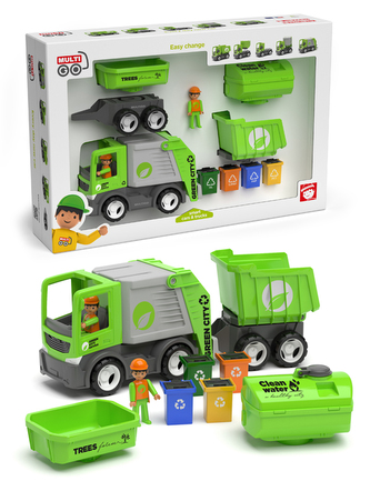 MultiGO City set - figurky Igráčků s auty, poškozený obal