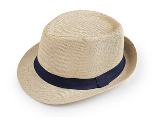 Letní klobouk / slamák unisex - 1 ks - 27 (vel. 62) přírodní