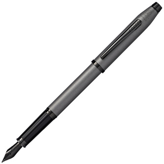 Cross, Plnicí pero Century II, (F) tenký, gunmetal grey/black PVD