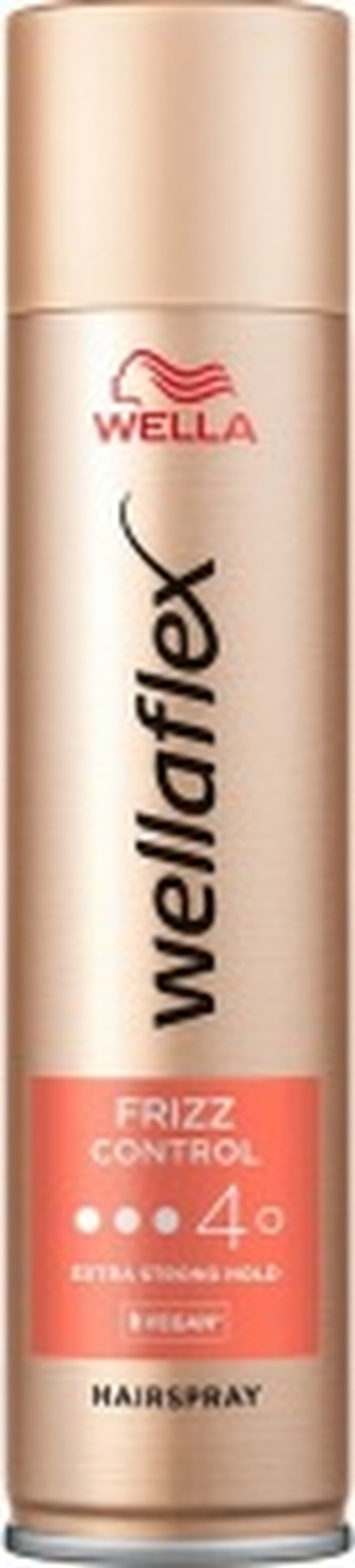 Wellaflex Frizz Control lak na vlasy, fixace 4, 250 ml