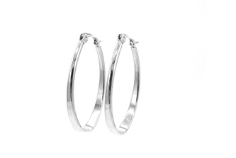 Steel Jewelry Náušnice OVÁLKY Chirurgická ocel NS160220