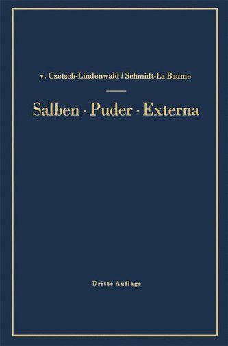 Salben · Puder · Externa