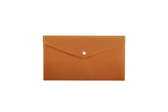 Koperta na zatrzask B6/DL PP-115 pomarańcz PENMATE