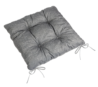 Sedák LADA prošívaný - Šedá,Bílá - 40x40 cm