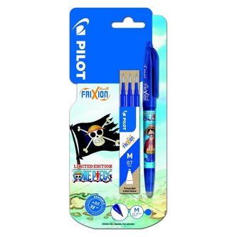 Pióro kulkowe Frixion niebieski+3 wkłady One Piece