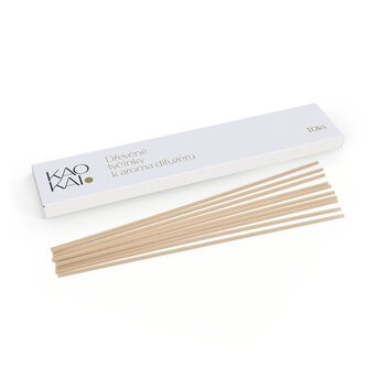 Bambusové tyčinky do aroma difuzéru - náhradní balení 10 ks - natural