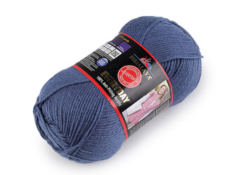Pletací příze Everyday 100 g - 1 ks - 19 (70018) modrá jeans