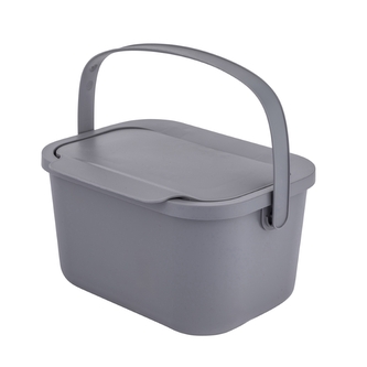 POJEMNIK UNIWERSALNY 23,5X18,5X13CM 4,5L SZARY