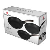 BERLINGERHAUS Sada pánví s titanovým povrchem 3 ks Black Rose Collection BH-8360