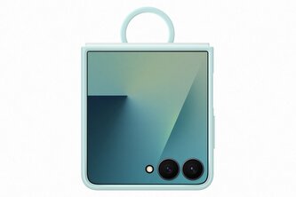 EF-PF766TME Samsung Silikonový Kryt s Kroužkem pro Galaxy Z Flip 7 Light Cyan