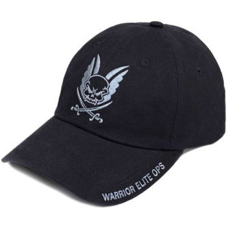 Kšiltovka Warrior Logo Cap, Warrior Assault System, Černá