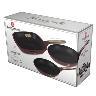 BERLINGERHAUS Sada pánví s titanovým povrchem 4 ks Leonardo Nordic Collection BH-8304 BERLINGERHAUS Sada pánví s titanovým povrchem 4 ks Leonardo Nordic Collection BH-8304