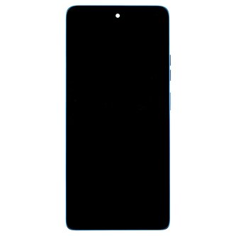 Motorola G75 5G LCD Display + Dotyková Deska + Přední Kryt Aqua Blue (Service Pack)