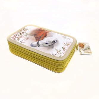 Piórnik 2-komorowy Horses & me, Argus