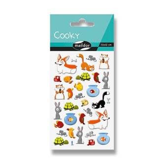 Samolepky Maildor 3D Cooky - Domácí zvířátka