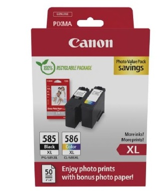 Canon cartridge PG-585XL CL-586XL PHOTO VALUE Multipack Canon cartridge PG-585XL CL-586XL PHOTO VALUE Multipack