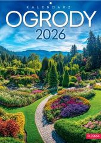 Kalendarz 2026 A4 Wieloplanszowy Ogrody