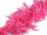 Bohaté boa - krůtí peří 60 g délka 1,8 m - 1 ks - 27 růžová pink