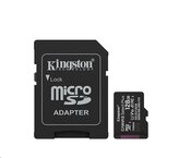 Kingston paměťová karta 128GB Canvas Select Plus Gen 3 microSDXC 150R A1 C10 Card + ADP