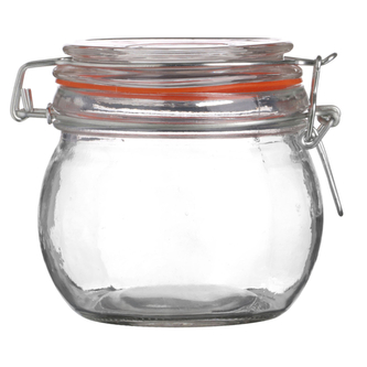 DOCHTMANN Dóza skleněná hermetická kulatá 450ml