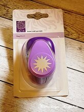 Děrovač fialový - sluníčko, velikost motivu 15 mm