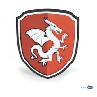 Tarcza rycerska ze smokiem