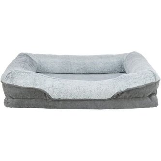 Vital Bed LINO, ortopedický obdélníkový pelech 70 x 55 cm, šedá/světlešedá