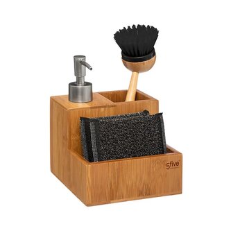 5Five® Bambusový dávkovač mýdla s vybavením