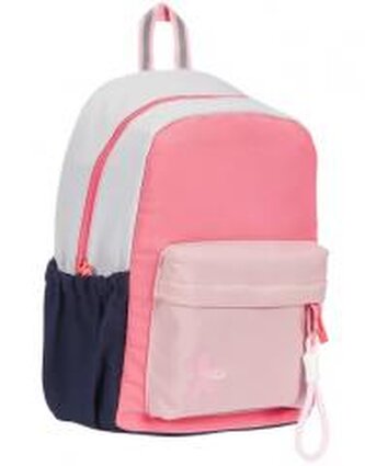 Plecak szkolny Funky malinowo-szary OXFORD