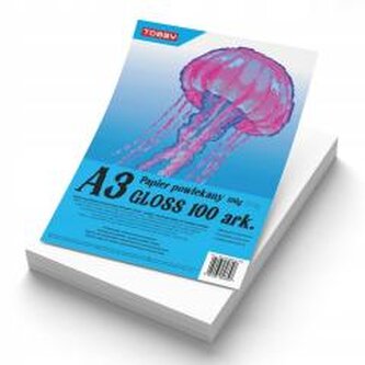 Papier powlekany kredowany A3 150g gloss 100 ark