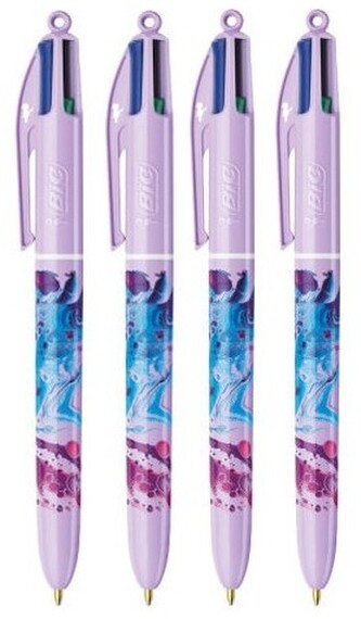 Długopis 4 Colours Purple Hydro, BiC